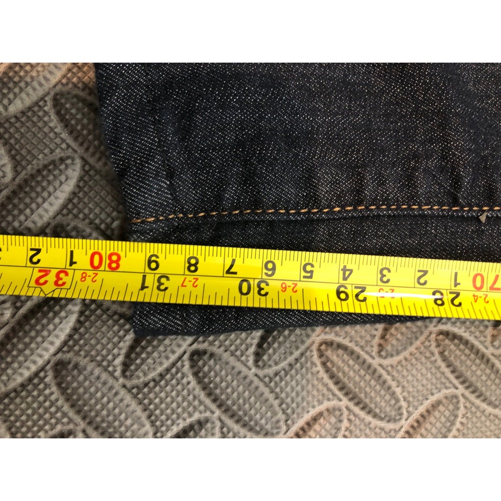 Pilcro Jeans Womens 32 Blue Dark Wash Flare Split Hem Denim Pants - Picture 10 of 10